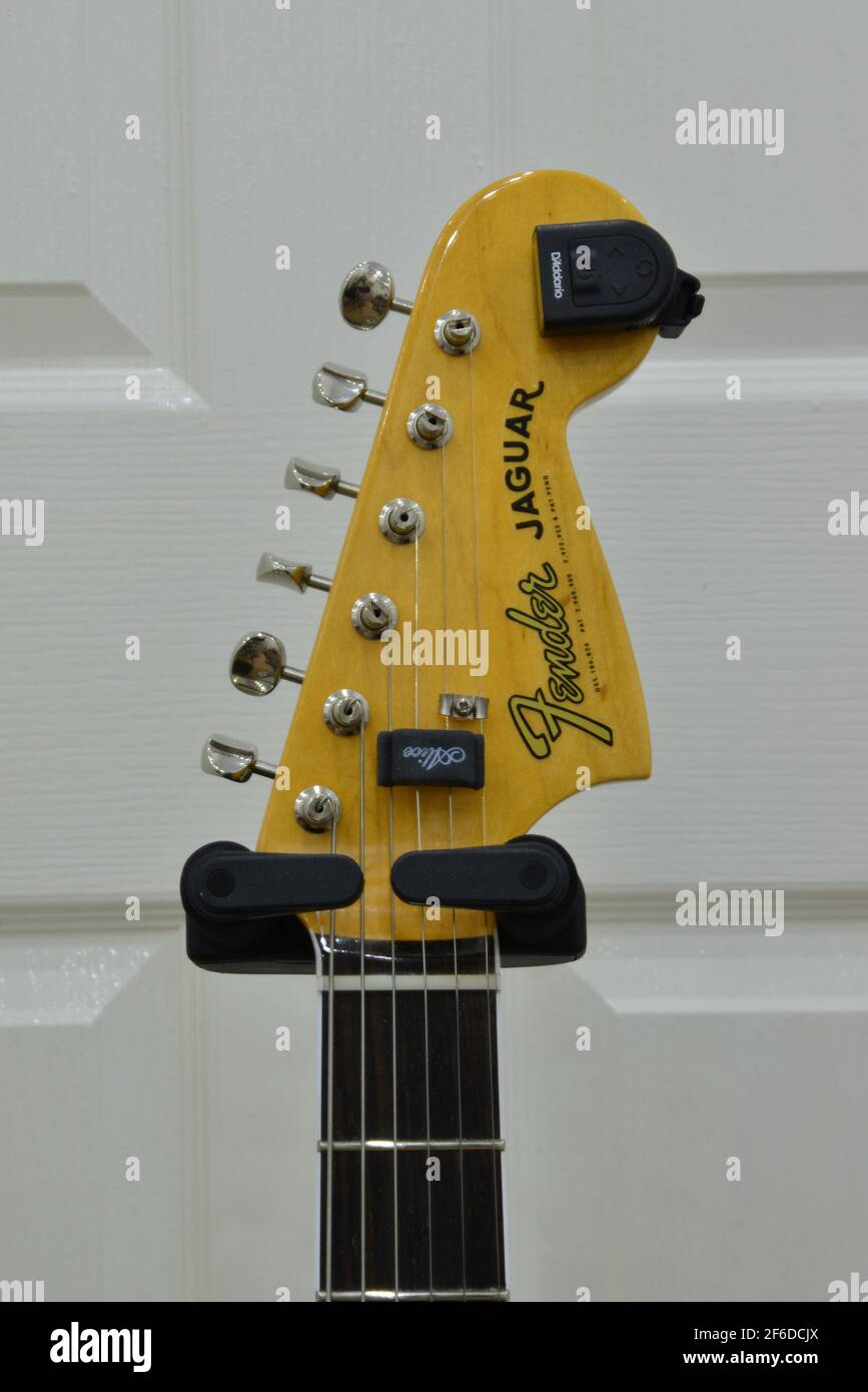 Fender Jaguar American Original Stock Photo Alamy