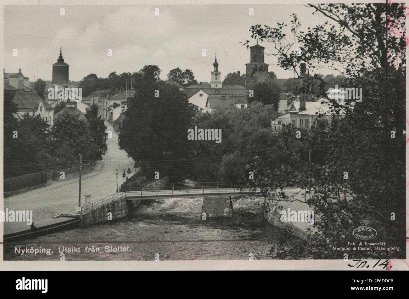 City view of Nyköping Stock Photo Alamy
