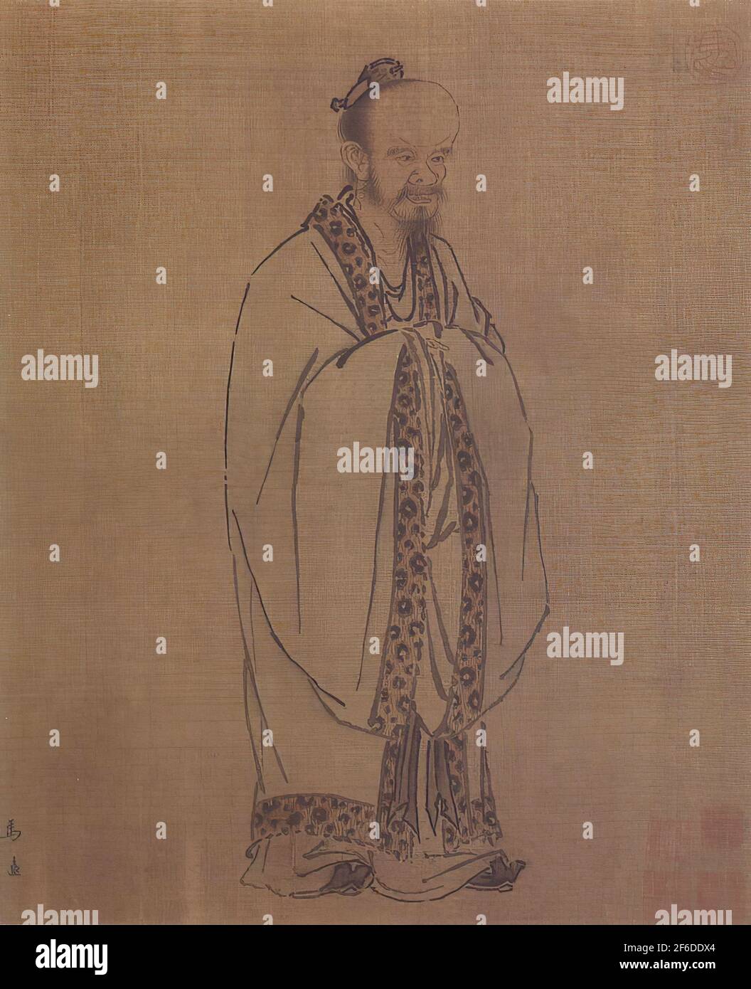 Ma Yuan - Confucius Stock Photo