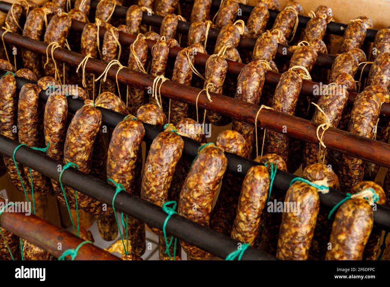 smoked sausage from hesse in germany Stock Photo Alamy
