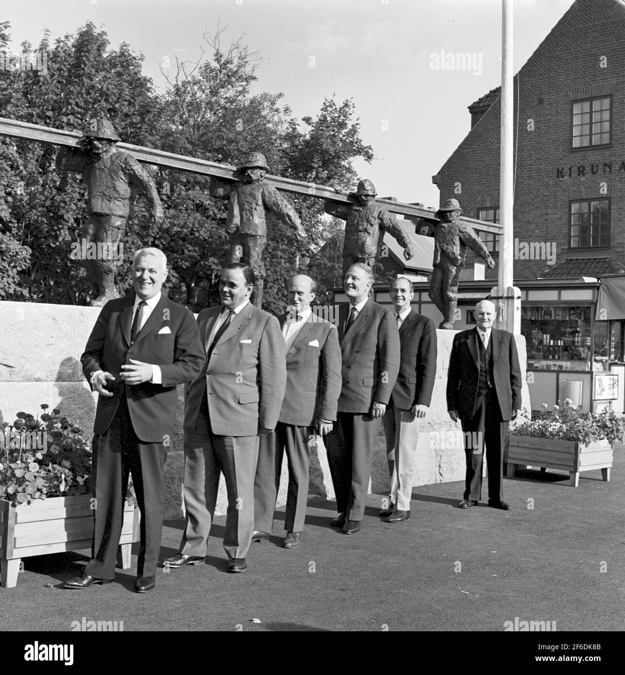 Inauguration of Rall Monument at Kiruna Central Station. Director ...