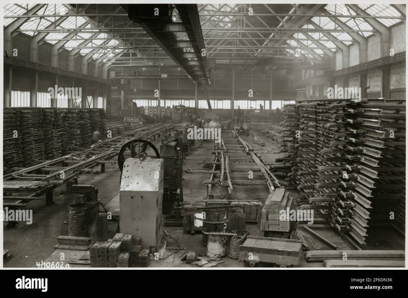 Factory where it is manufactured switches in 1958 Stock Photo Alamy