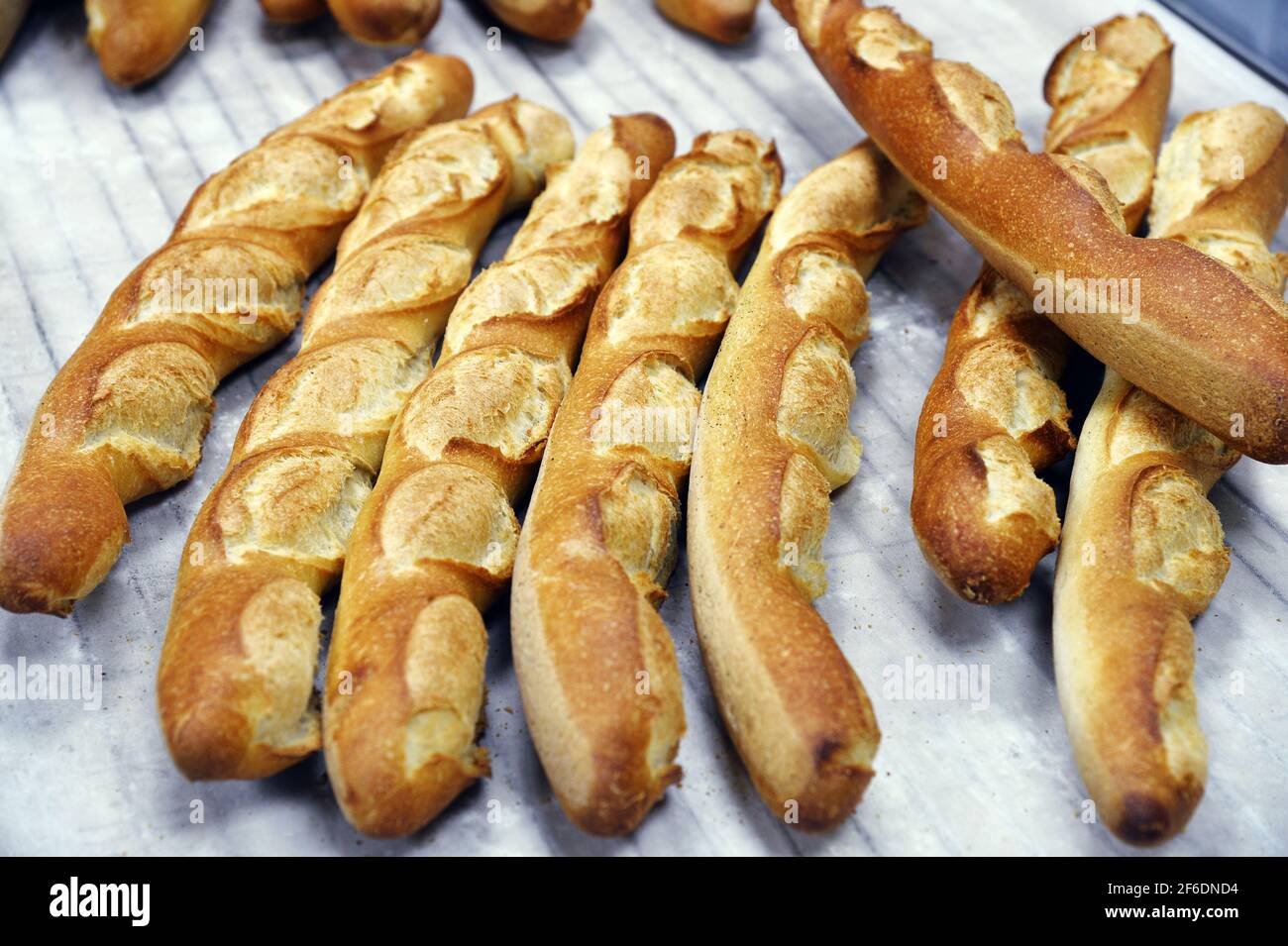 French baguettes Paris France Stock Photo Alamy