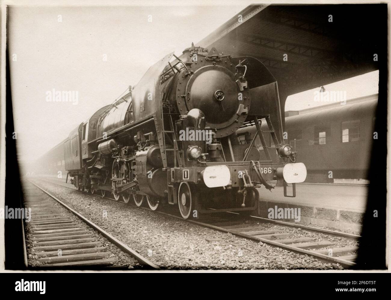 National Society of French Railways, SNCF 141 R 466. Stock Photo