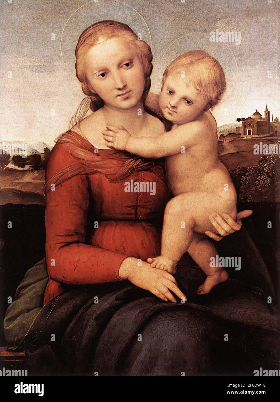 Raffaello Sanzio da Urbino - Raphael - Madonna Child 1504 Stock Photo -  Alamy