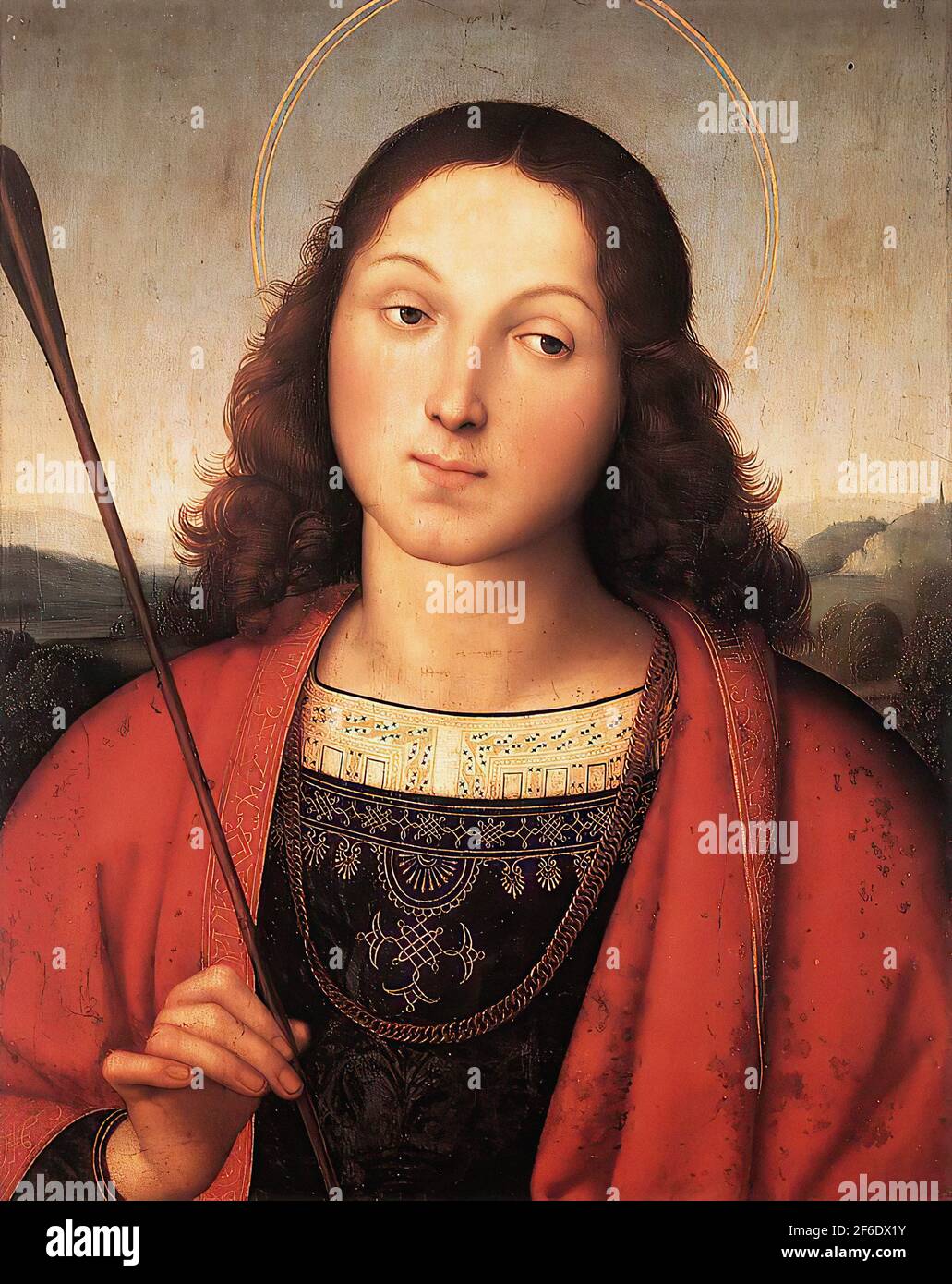 Raffaello Sanzio da Urbino Raphael Saint Sebastian 1501 Stock Photo