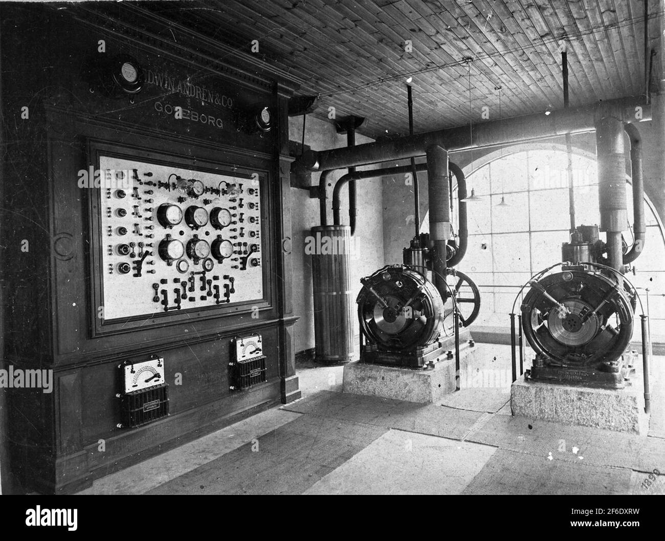 Interior of the power plant at the station house Stock Photo Alamy