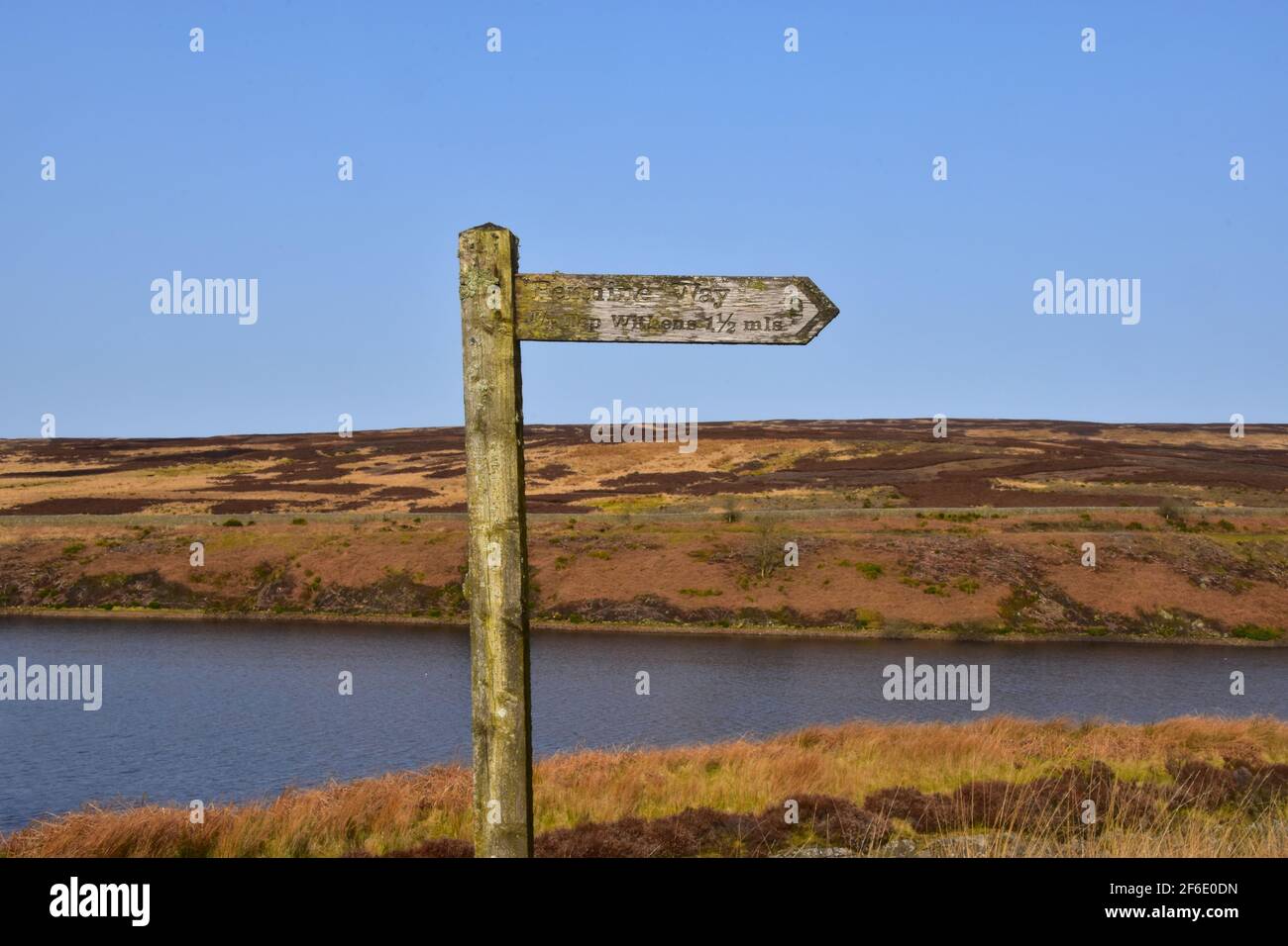 The Pennine Way, Bronte Country, South Pennines, West Yorkshire Stock Photo