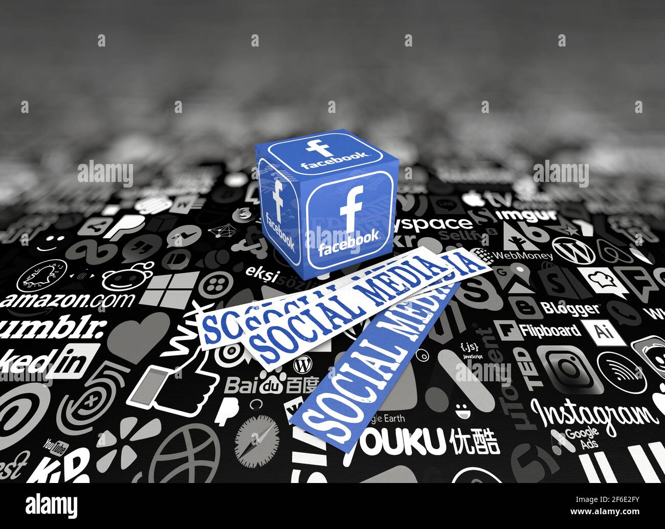 Facebook, Social Media Stock Photo Stock Photo - Alamy