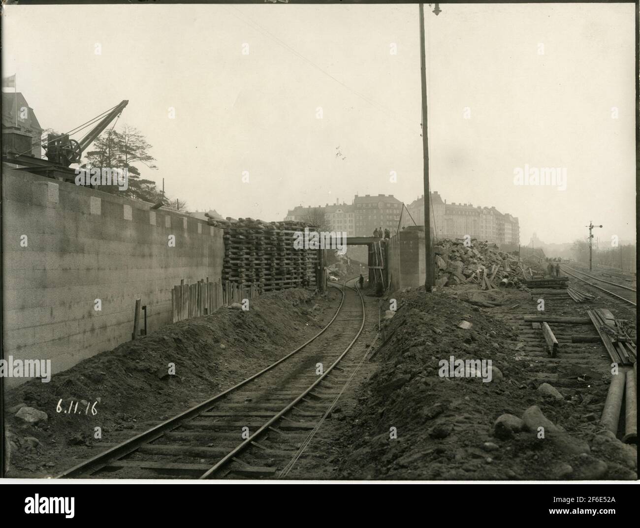 Tomteboda. The state's railways, sj. On the route Karlberg - TomTeBoda ...