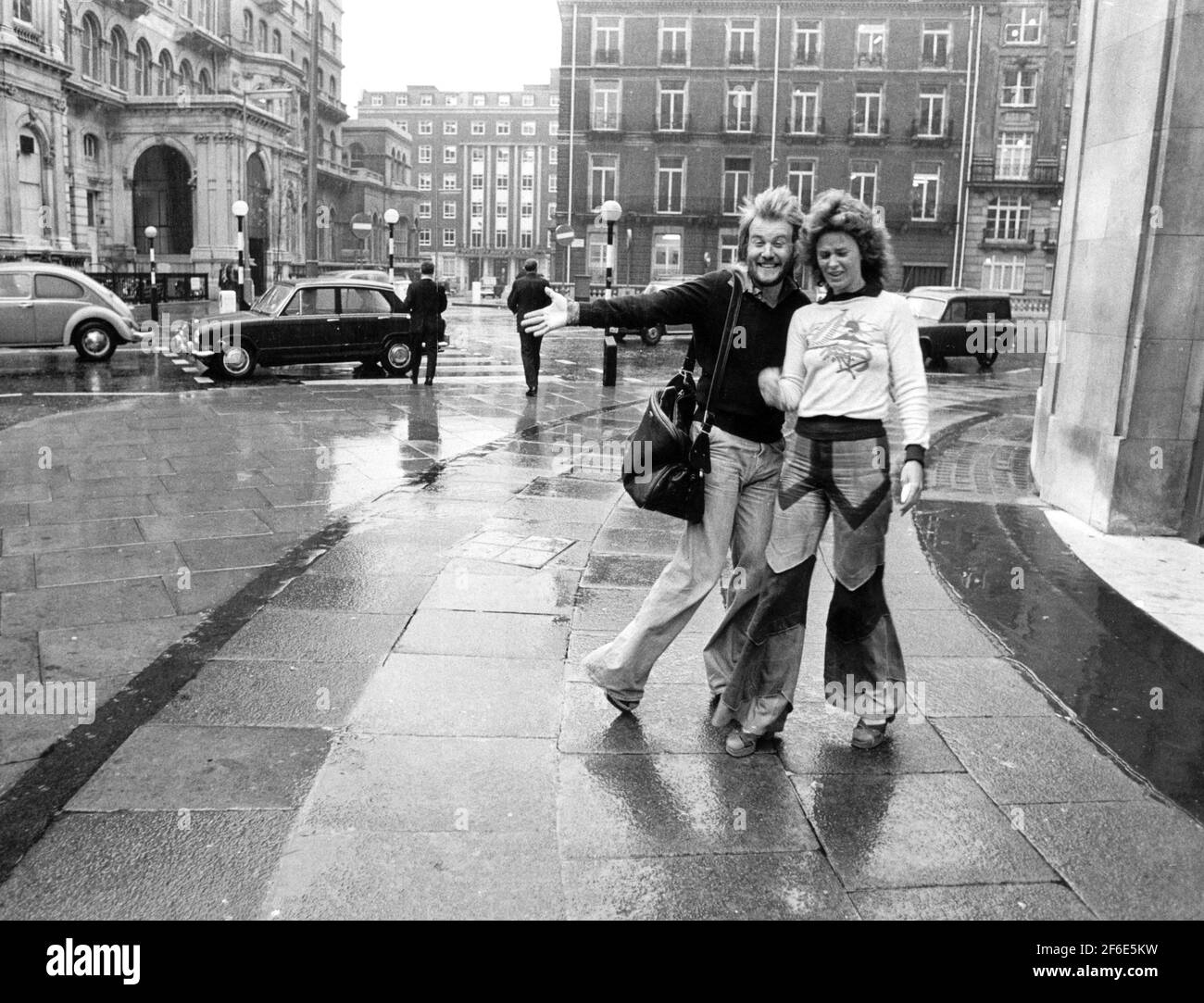London 1974-06-28 ABBA 1974. Benny Andersson and Anni-Frid Lyngstad in ...