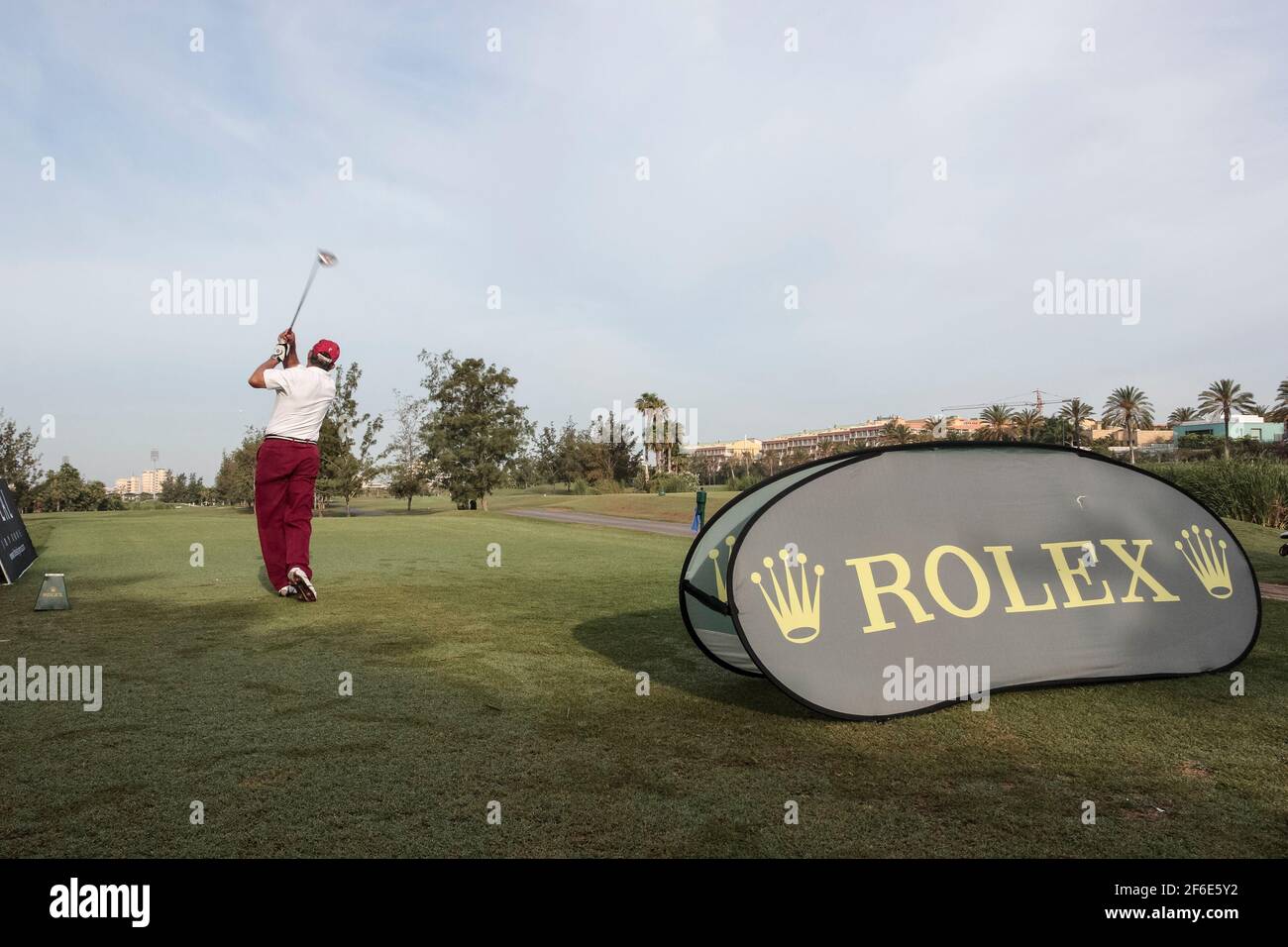 Golfing at golf Las Americas course in a Rolex sponsored competition,  Tenerife, Canary Islands, Spain Stock Photo - Alamy