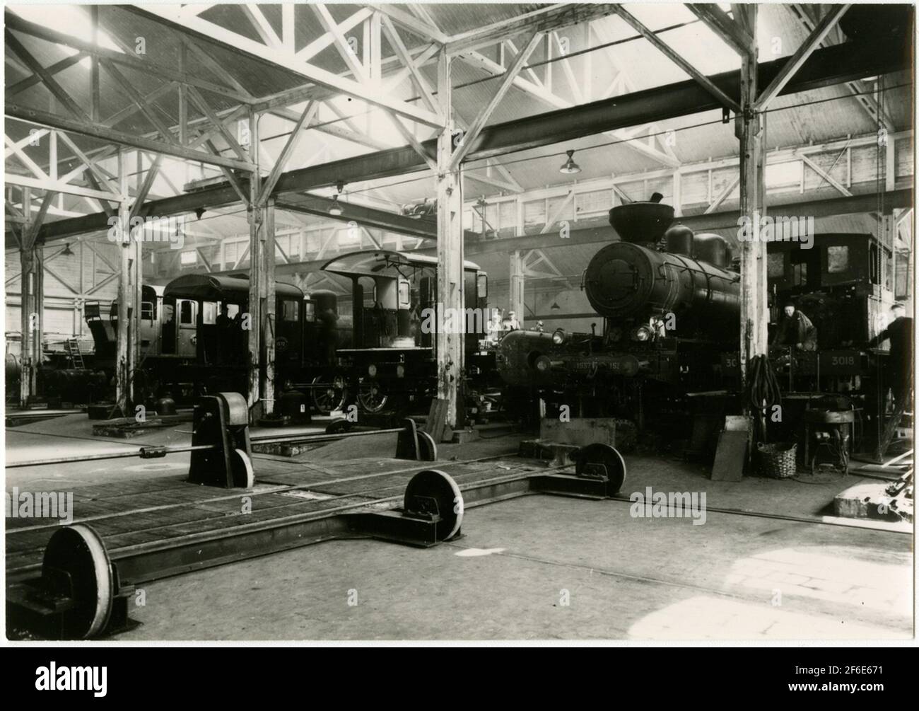 Kalmar workshop interior Stock Photo - Alamy