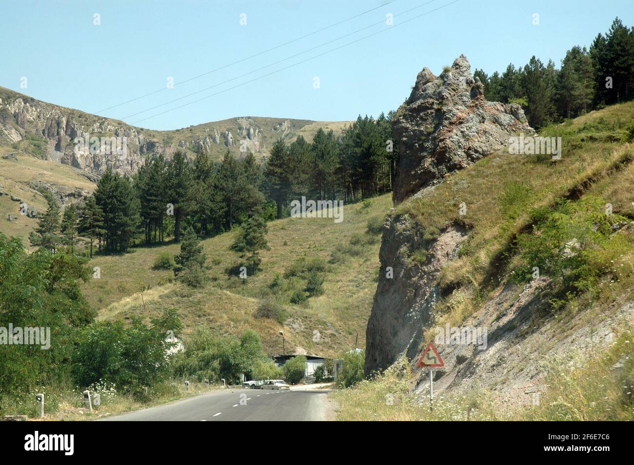 Mountains in Nagorno Karabakh, Artsakh. After Soviet Union collapsed