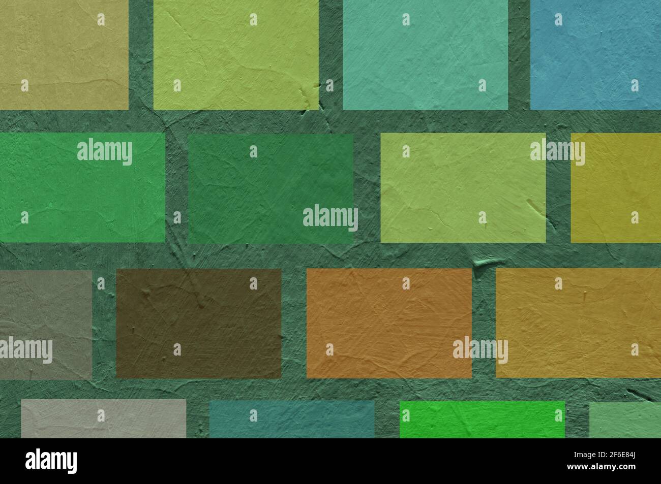 Blank square colorful paper background collections for wallpaper Stock