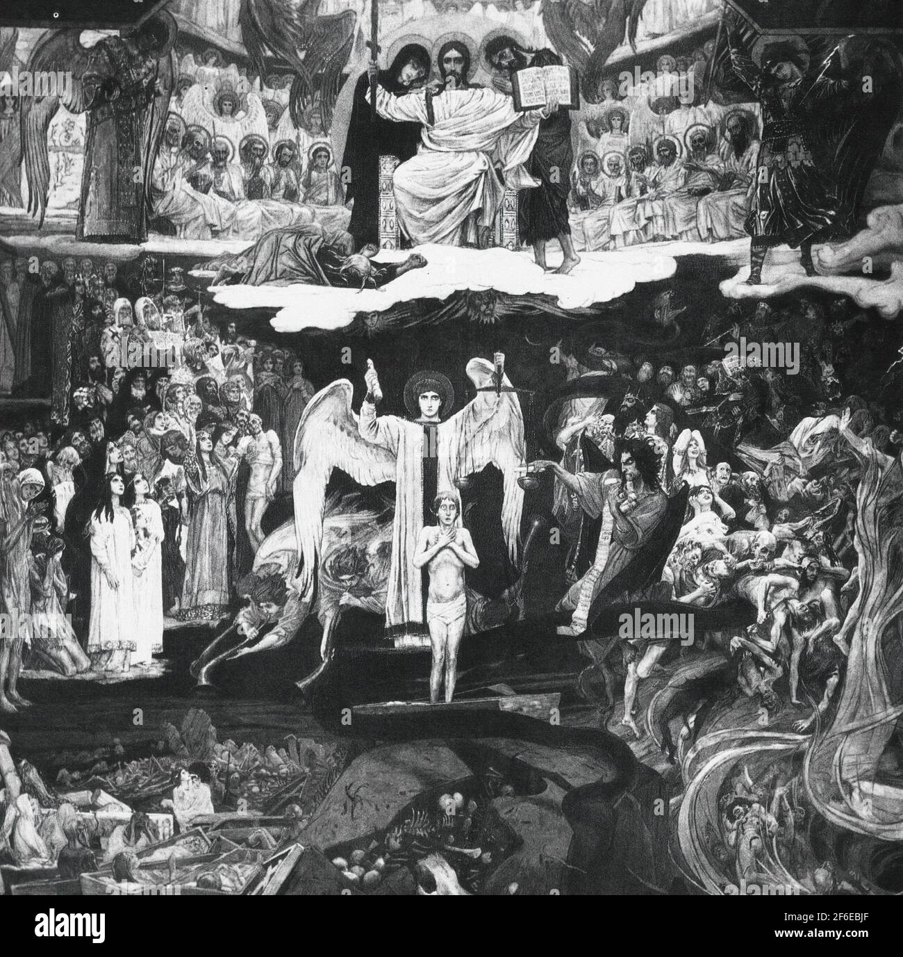 Last Judgment by Viktor Vasnetsov Stock Photo - Alamy
