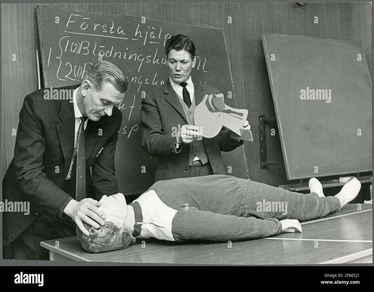 First aid training Stock Photo - Alamy