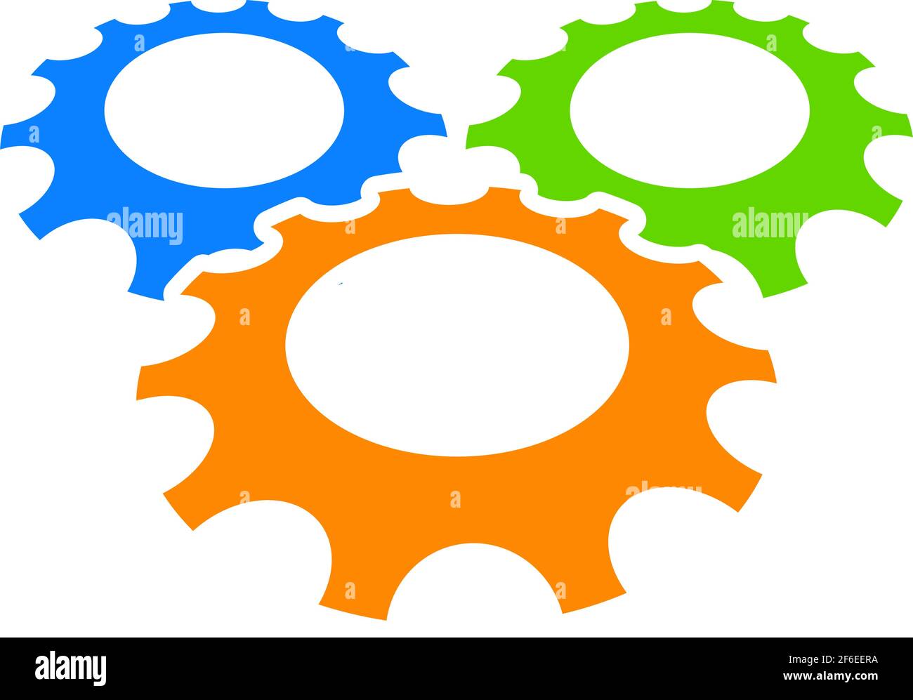Gear, gearwheel, cogwheel icon, symbol, logo for repair, maintenance ...