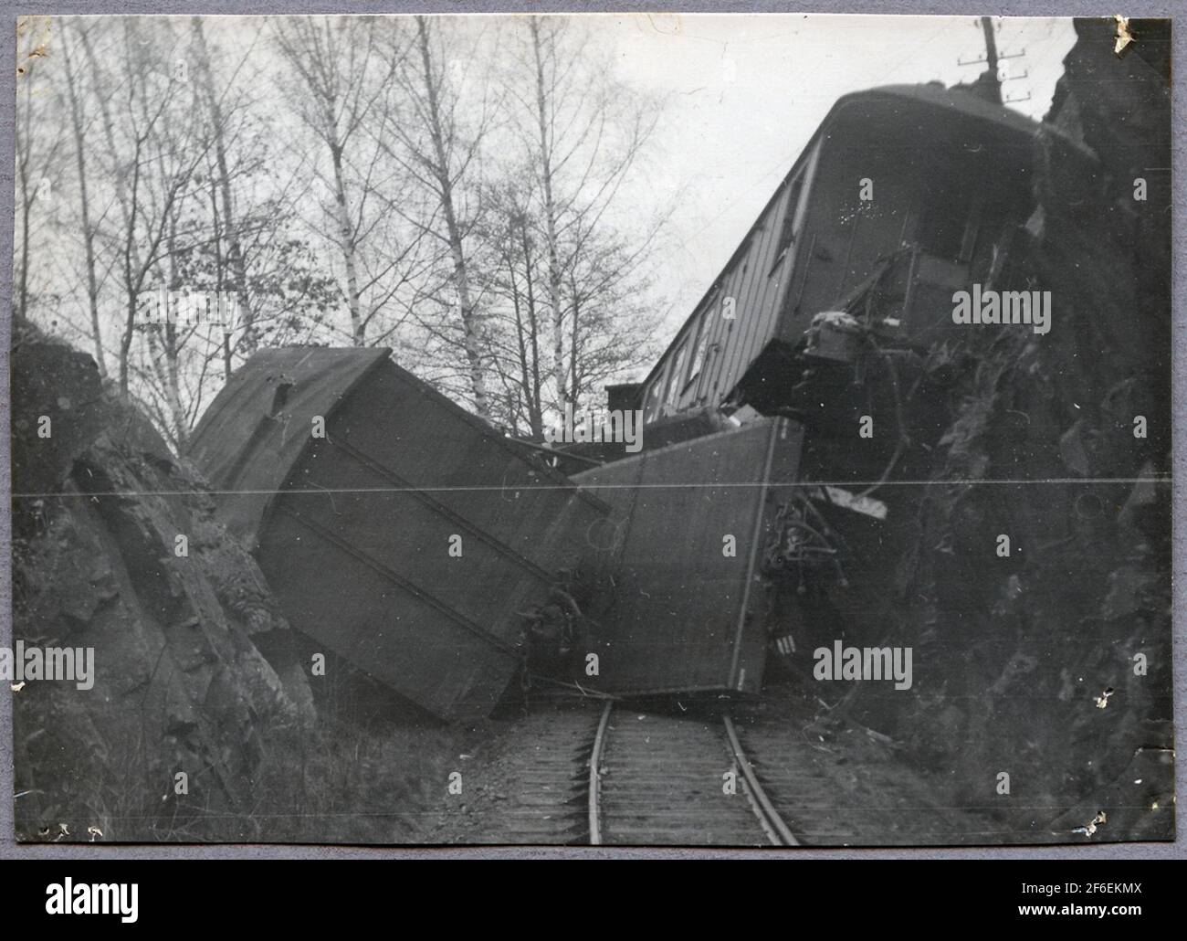 Tracking of freight trains on the line between Gamleby and Ullevi Stock