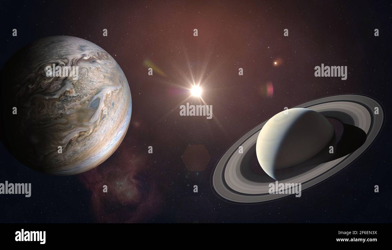 Great Conjunction Jupiter and Saturn Meet on Solstice. Rare JupiterSaturn Conjunction