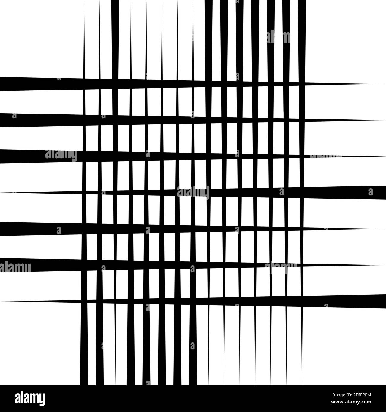 Abstract grid, mesh, lattice, grating geometric element. Intersecting ...