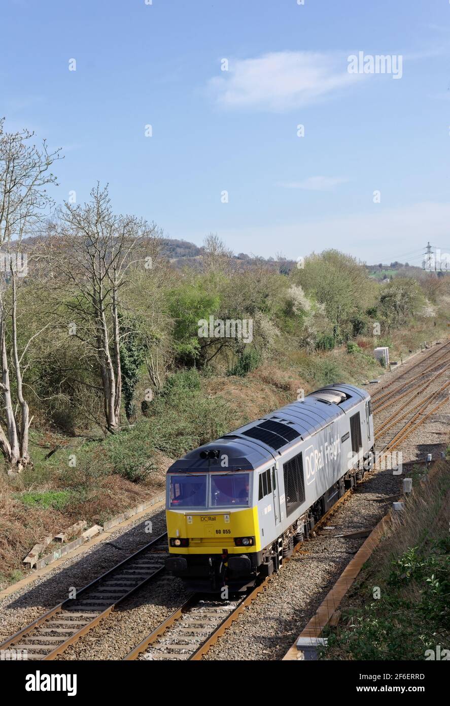 freight’s class 60 60055 Thomas Barnardo Stock Photo