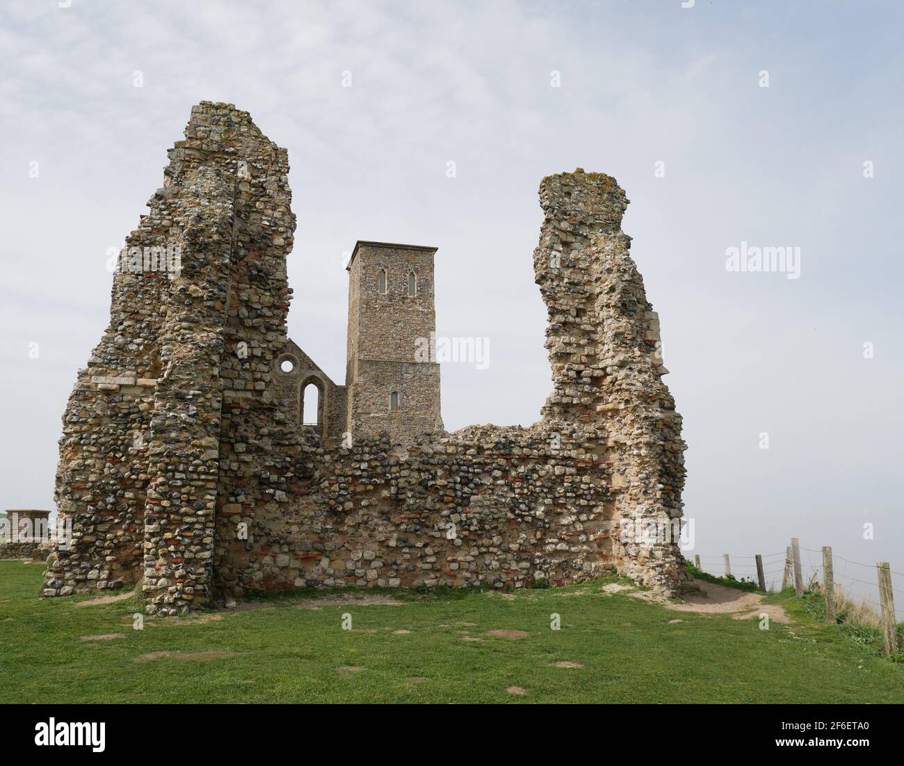 Reculver Towers, Kent, England Stock Photo - Alamy