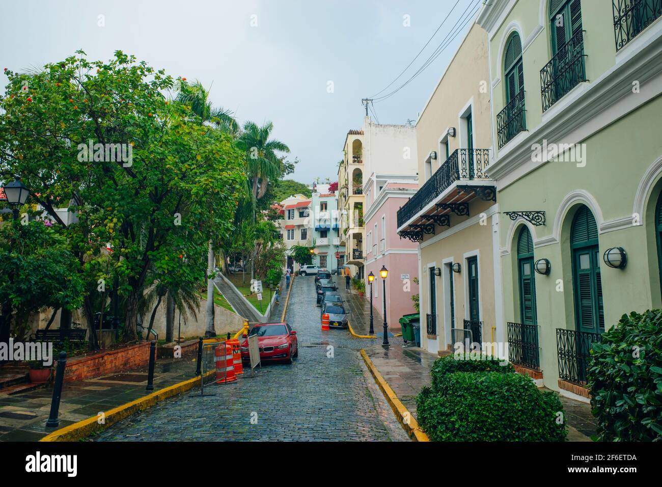 Colourful homes of old San Juan, Puerto Rico Stock Photo Alamy