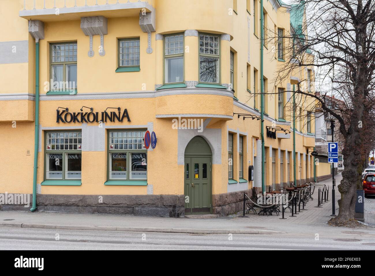 Kokkolinna training restaurant buillding in Kokkola Finland Stock Photo