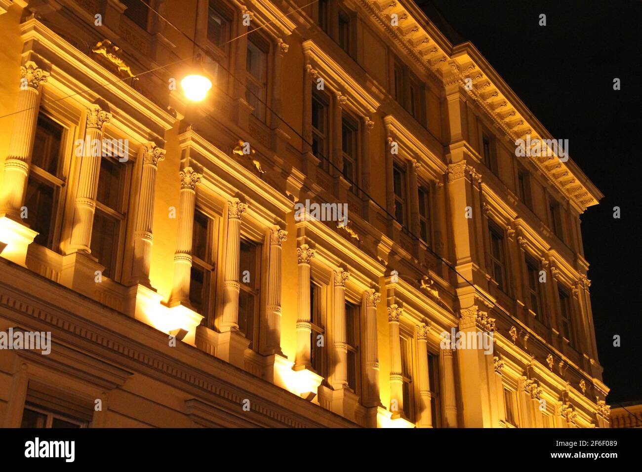 imperial hotel in vienna (austria) Stock Photo