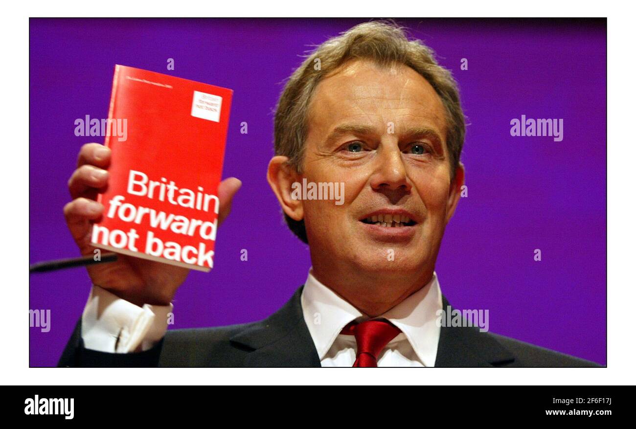 Tony Blair and Gordon Brown and the cabinet launch the Labour Party