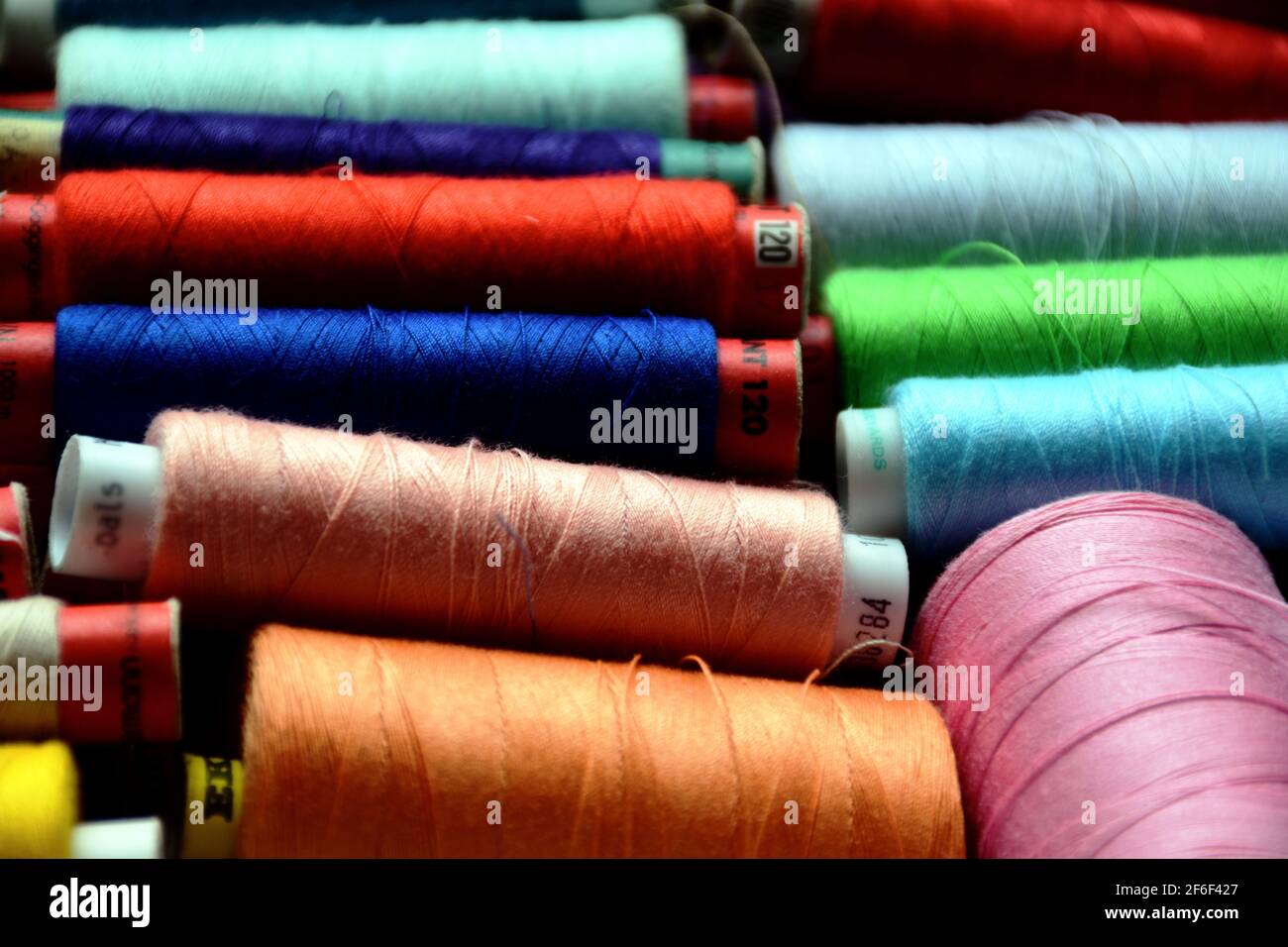 Composition sewing thread spools hi-res stock photography and images ...
