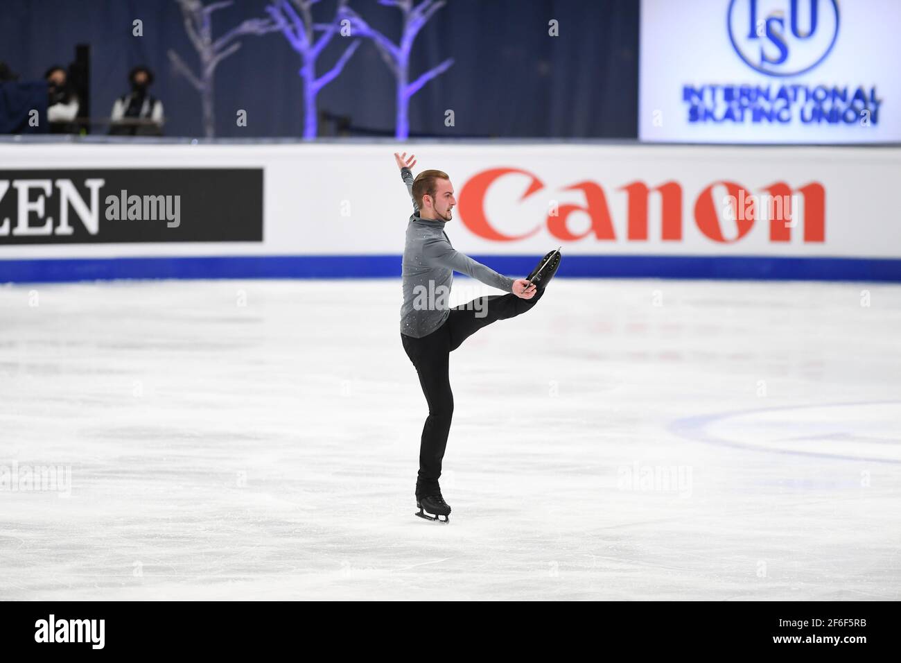 Isu world figure skating championships 2021 hires stock photography