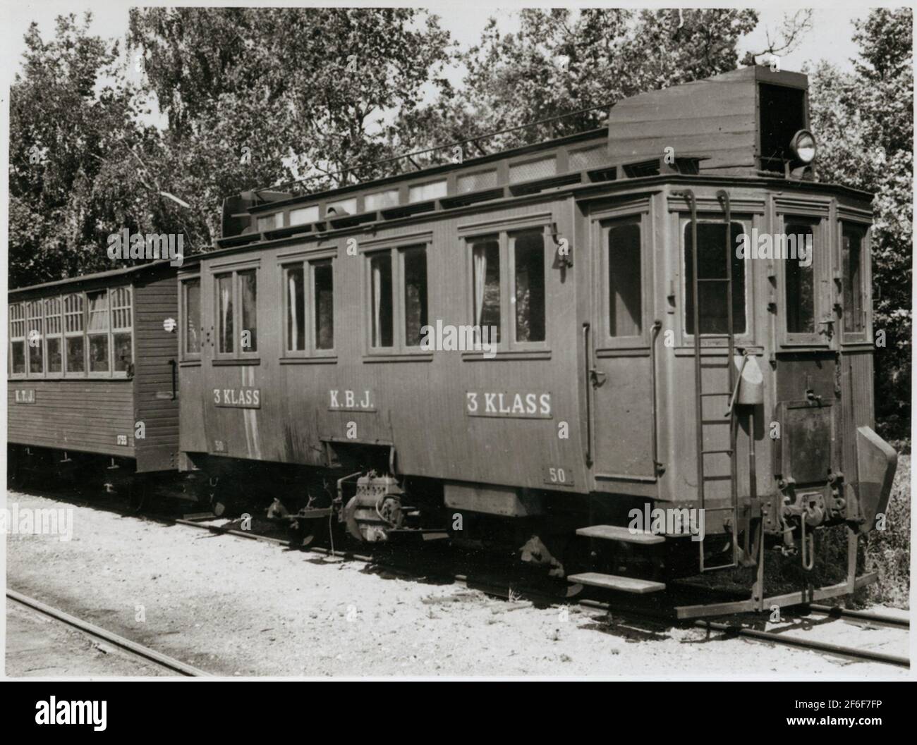 Kalmar - Berga rail, KBJ XC 40 with trolleys.Balmar - Berga rail 