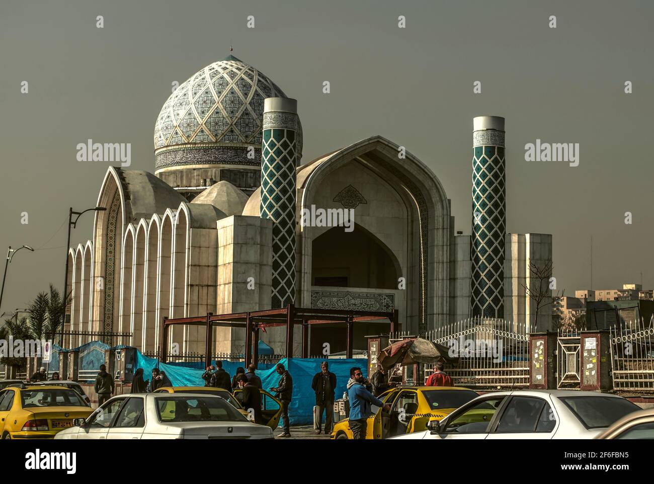 Tehran,Iran,November 29,2020: Modern, white with blue patterns, the Tan ...
