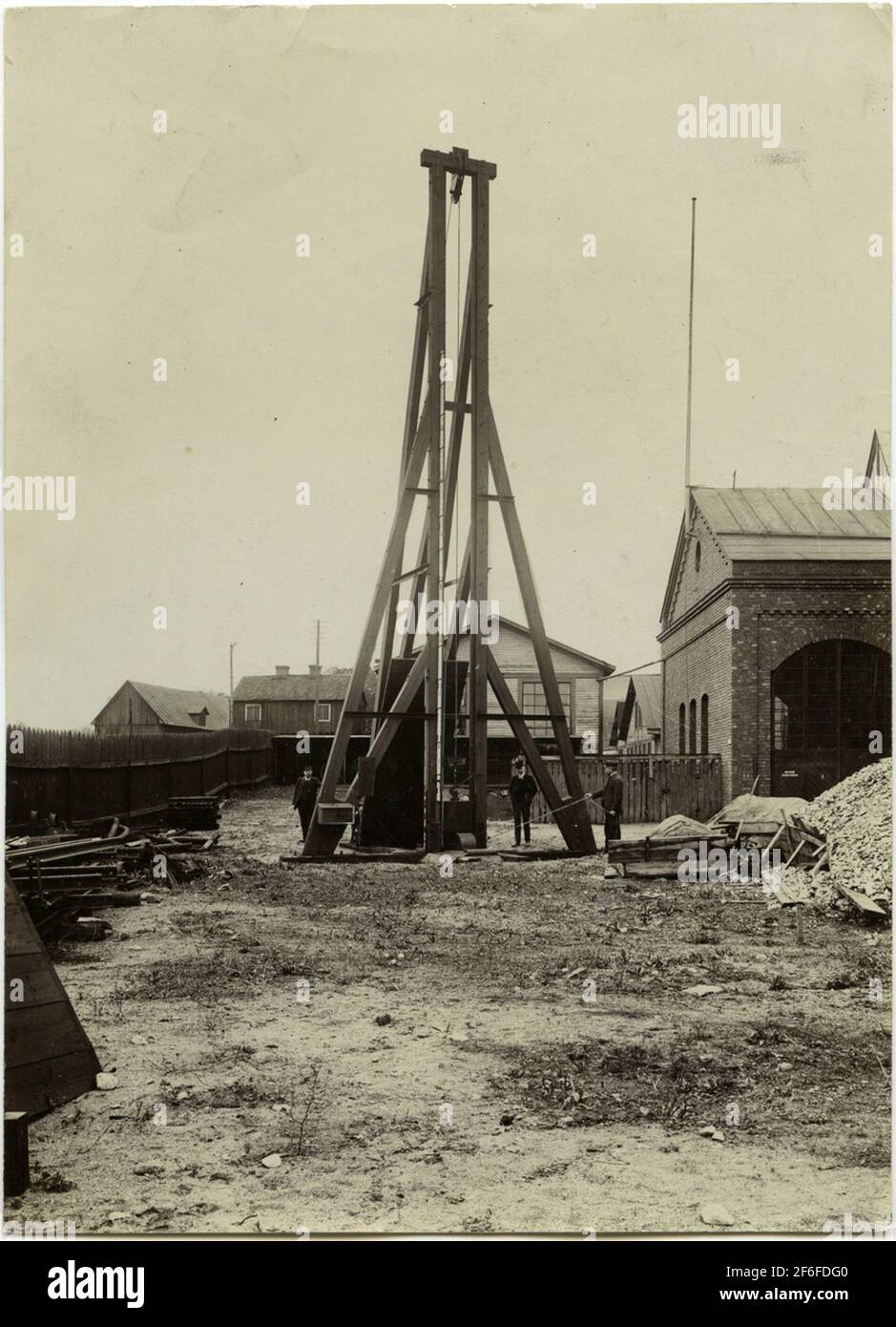 Tomteboda. The state's railways, sj. The main workshop. Cheerful is a ...