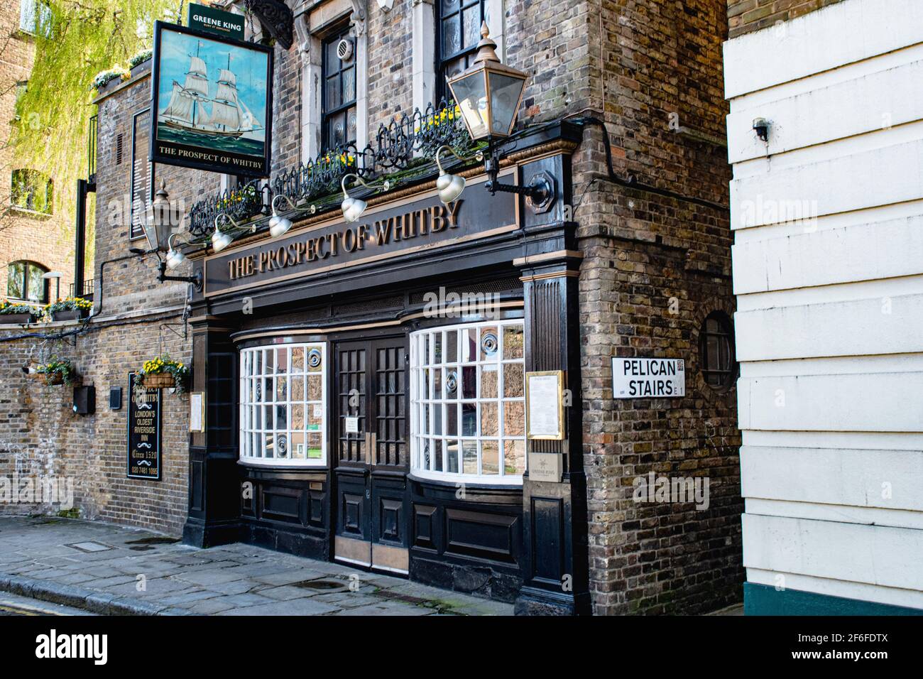 The Prospect of Whitby Pub, Wapping, London, UK Stock Photo