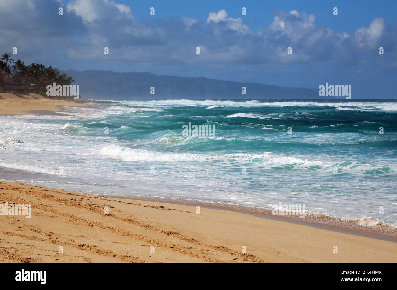 Sunset beach oahu hi-res stock photography and images - Alamy