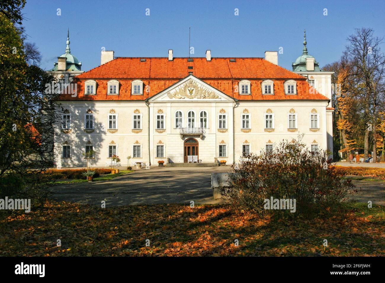 Poland, Nieborow, palace, Masovia voivodeship. Stock Photo