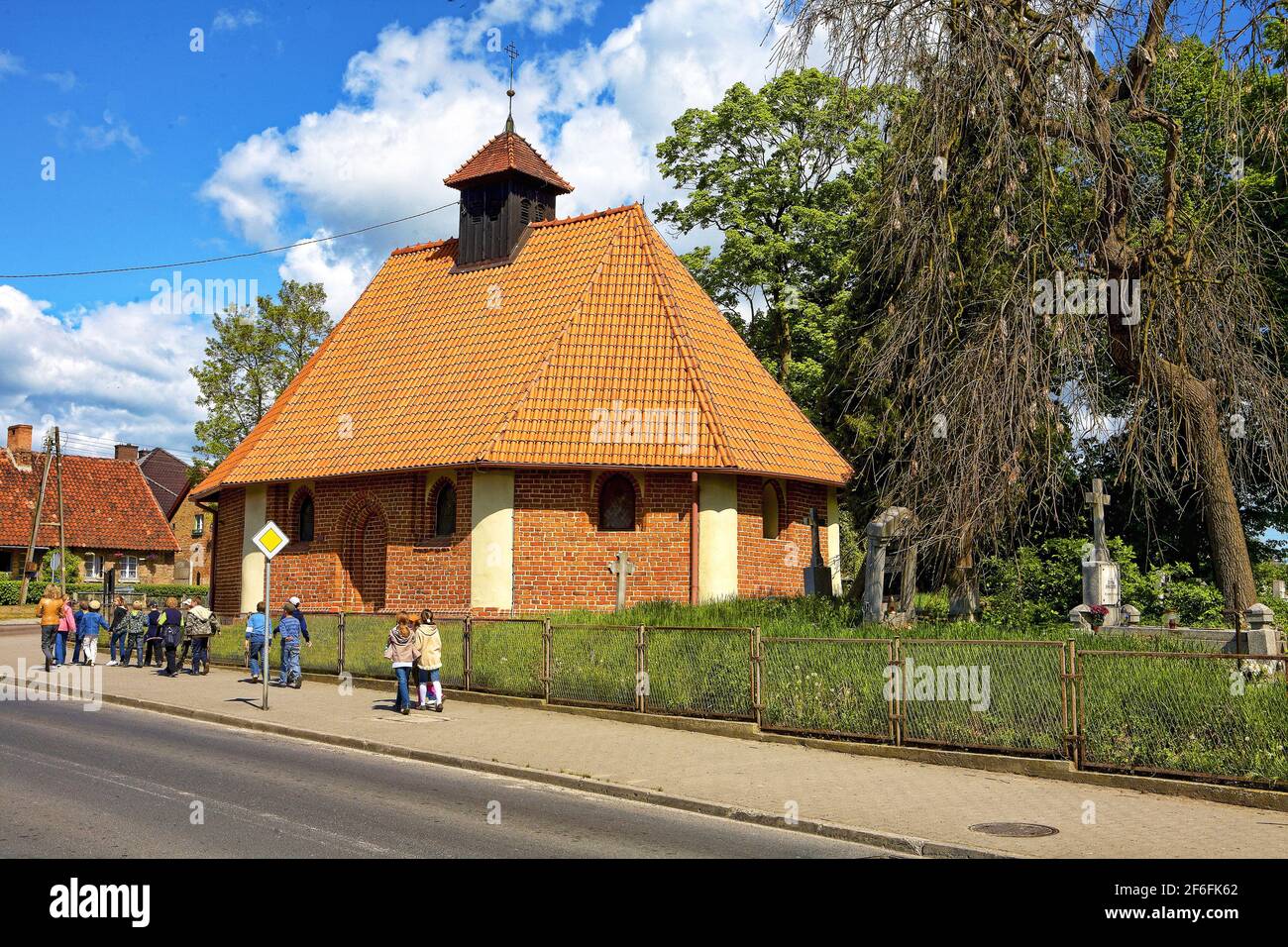 Poland, Nowe, chapel, Kuyavian-Pomeranian voivodeship. Stock Photo