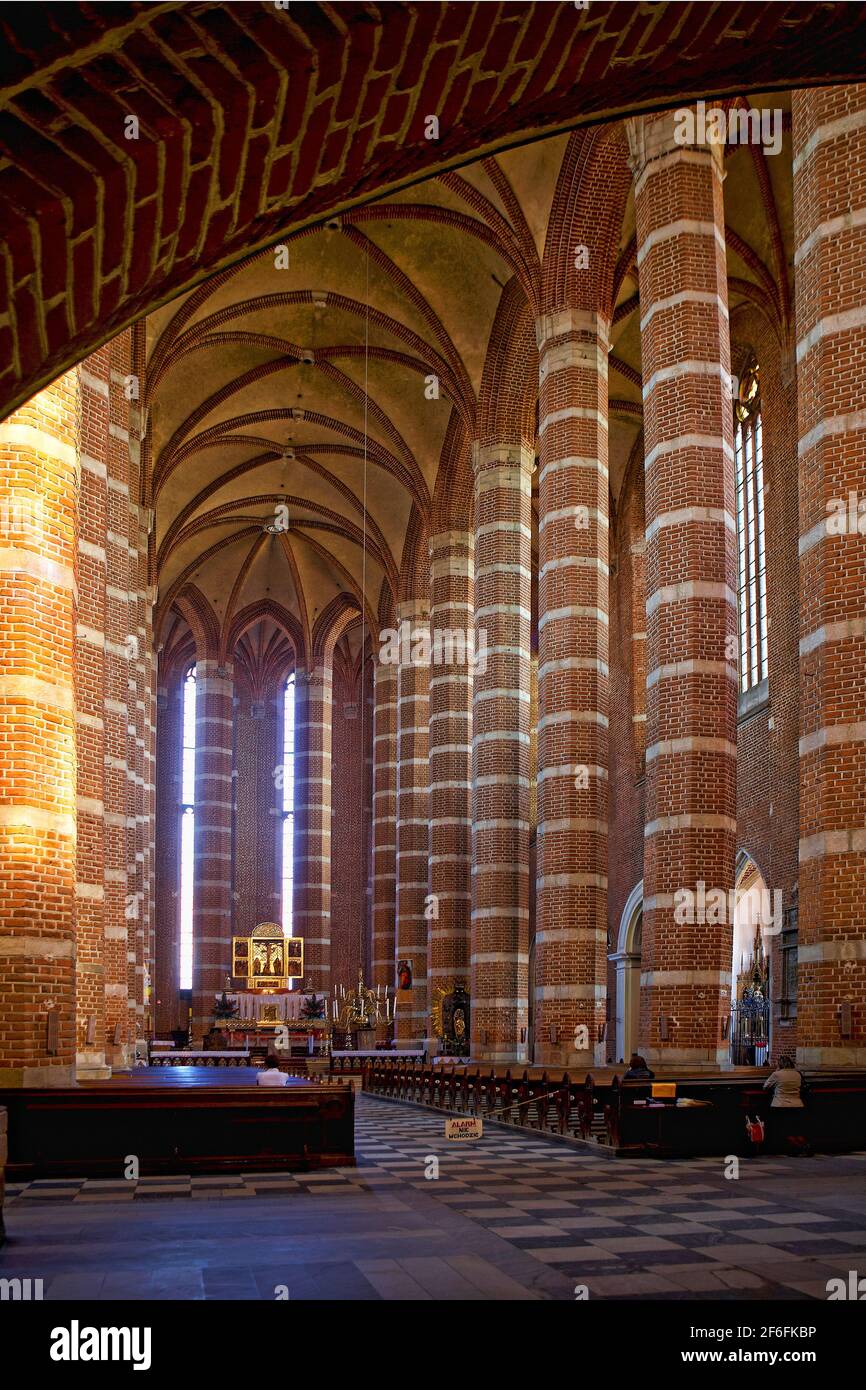 Poland, Nysa, church, Opole voivodeship. Stock Photo