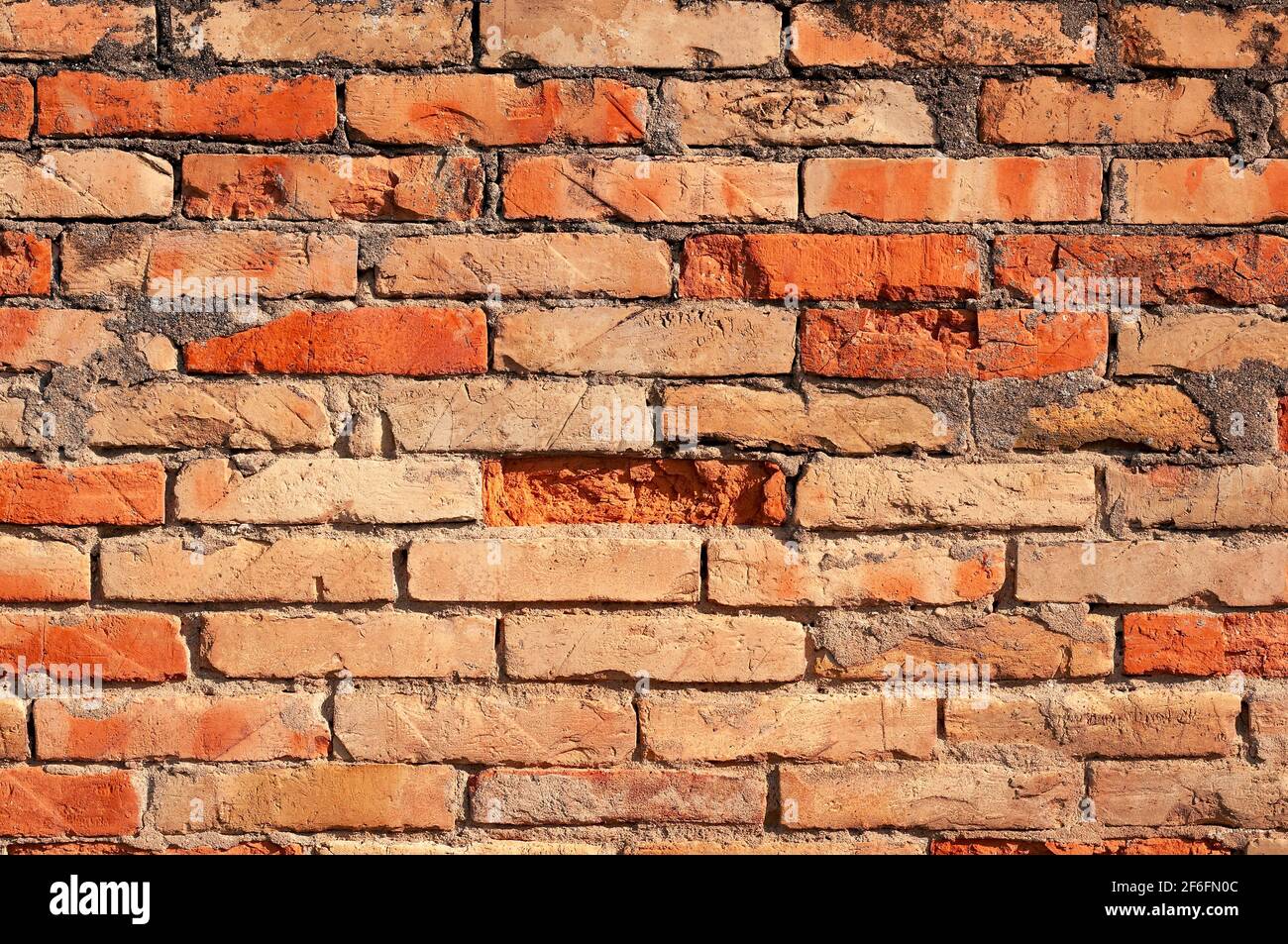 old brick wall full-frame size view Stock Photo