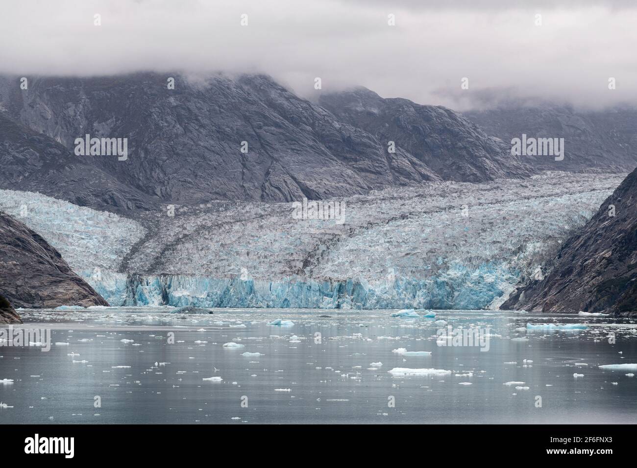 Dawes Glacier Inside Passage, Alaska Stock Photo