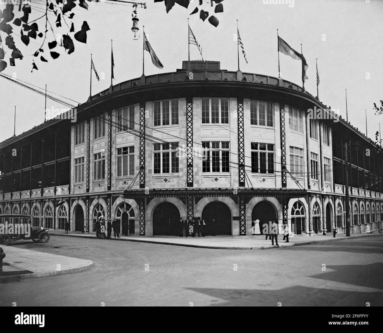 Forbes Field, Pittsburgh, Pennsylvania, baseball stadium, 1909 Stock