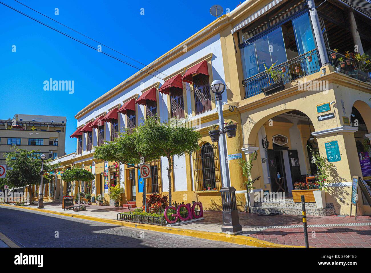 Old colonial houses and buildings in the historic center of Mazatlan,  Sinaloa, Mexico, a tourist destination ... (Photo by Luis Gutierrez / Norte  Photo) Casas y edificios antiguo colonial en el cento