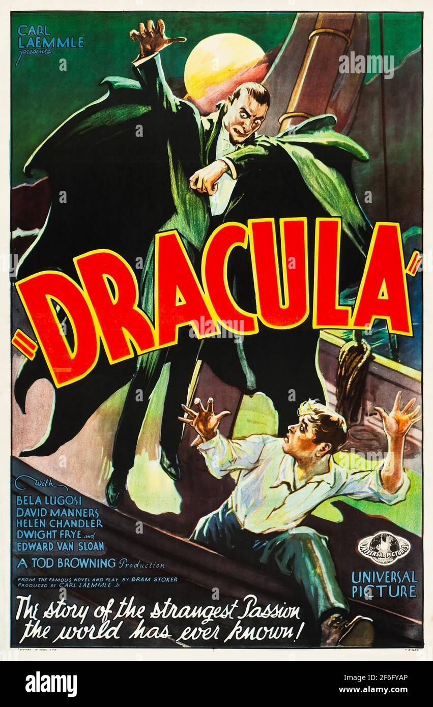 DRACULA 1931 Universal Pictures film with Bela Lugosi Stock Photo Alamy