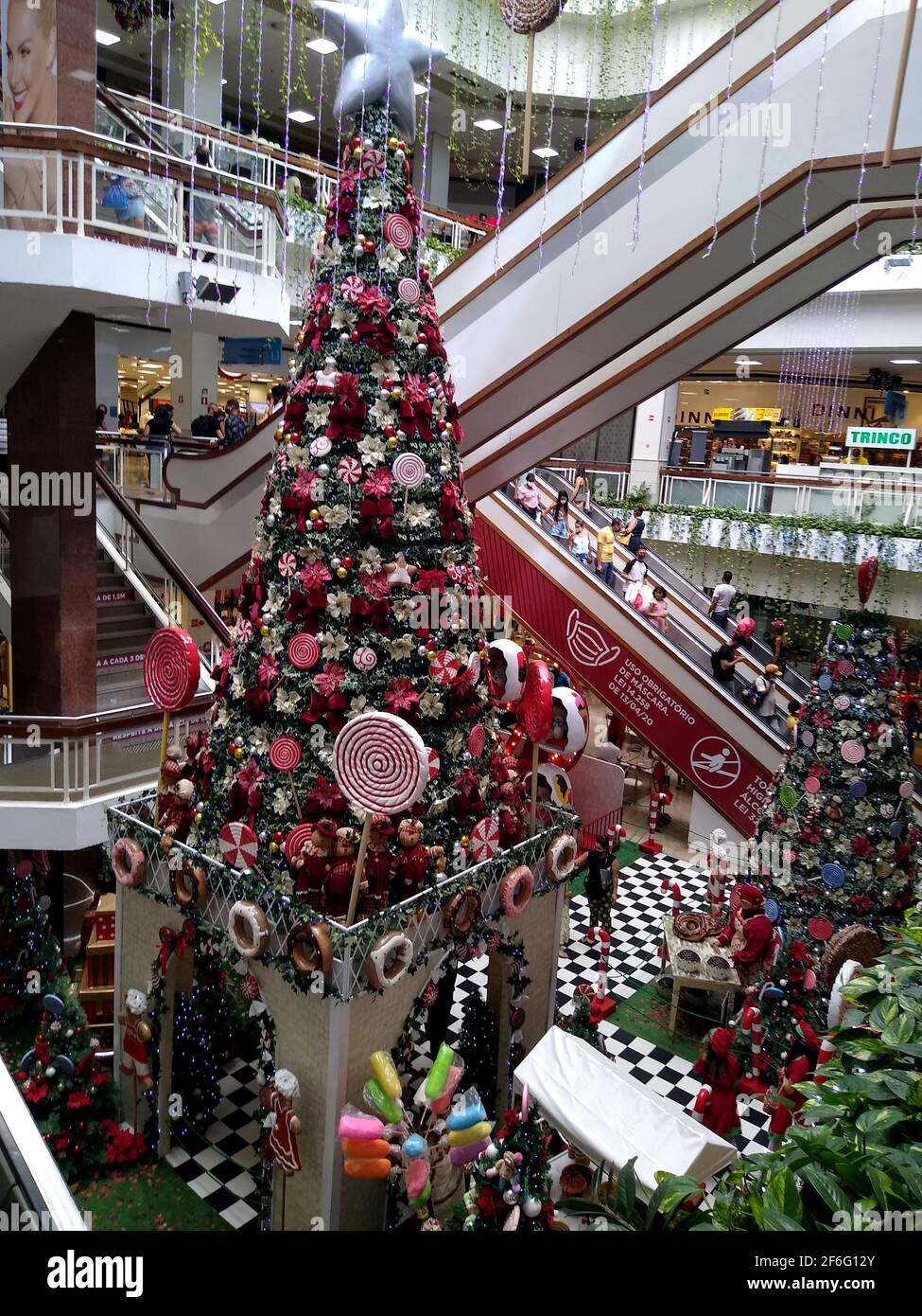 Beautiful Christmas Decoration in the Gardens Mall. Editorial Photography -  Image of center, flight: 135158247