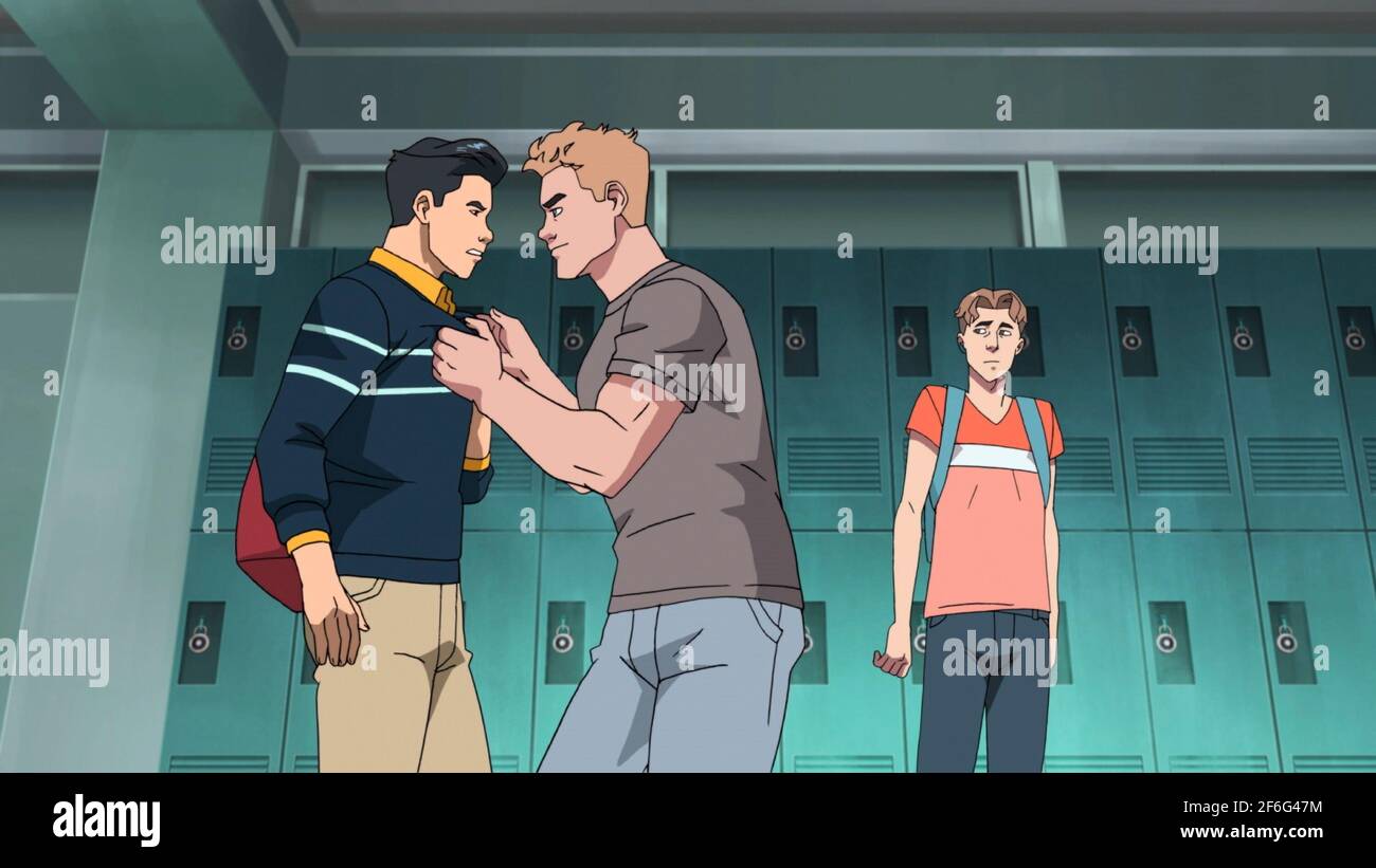 INVINCIBLE, front from left: Mark Grayson (voice: Steven Yeun), William  Clockwell (voice: Andrew Rannells), 'It's About Time', (Season 1, ep. 101,  aired March 26, 2021). photo: ©Amazon  Courtesy Everett Collection Stock  Photo - Alamy