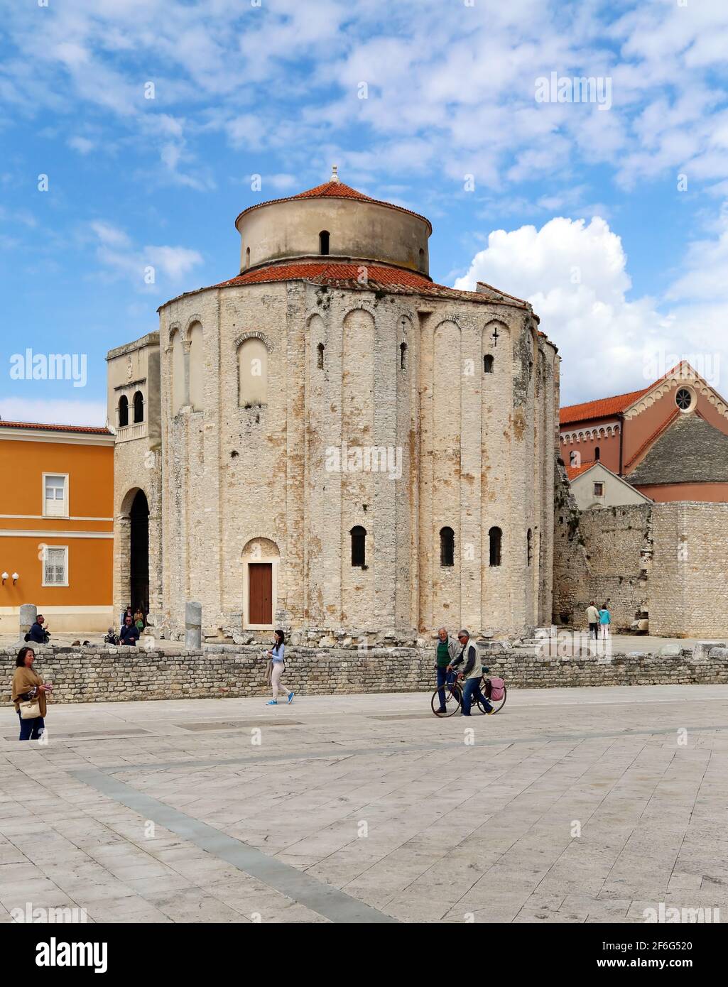 Church of St Donatus, Crkva svetog Donata, Zadar Croatia Stock Photo
