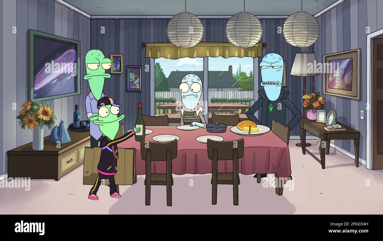 SOLAR OPPOSITES, from left Terry (voice Thomas Middleditch), Jesse